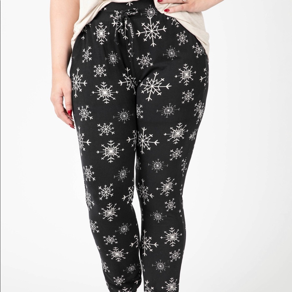 Snow day joggers